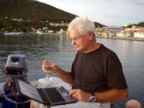 Desperate for a wifi hotspot © Ian & Andrea Treleaven